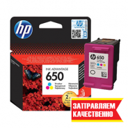 Заправка цветного картриджа HP 650